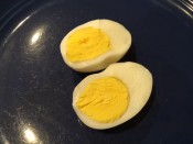 Hard boiled eggs - inside